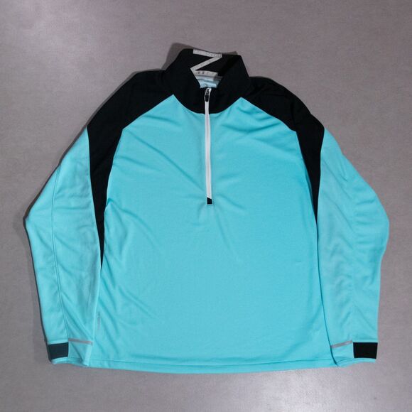Zero Restriction Z425 1/4 Zip Performance Stretch Golf Pullover Blue Men's XL - Picture 1 of 9